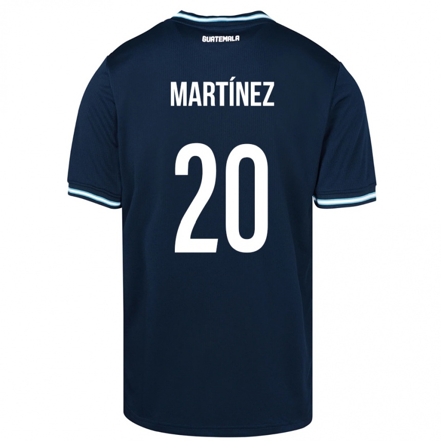 Men Football Guatemala Ana Lucía Martínez #20 Blue Away Jersey 24-26 T-Shirt