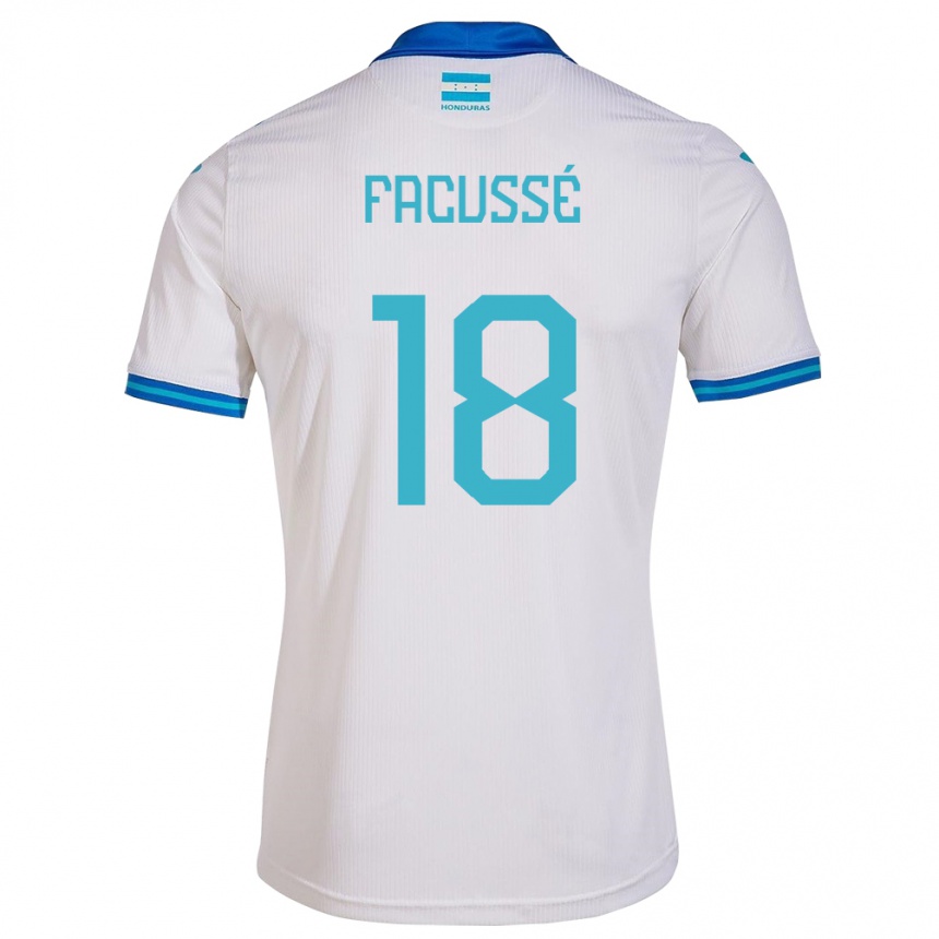 Women Football Honduras Enrique Facussé #18 White Home Jersey 24-26 T-Shirt