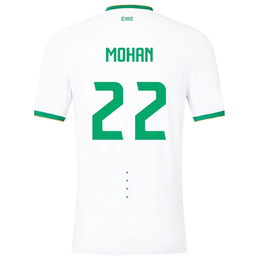 Women Football Ireland Stephen Mohan #22 White Away Jersey 24-26 T-Shirt