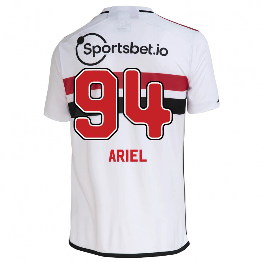 Kids Football Ariel #94 White Home Jersey 2023/24 T-Shirt