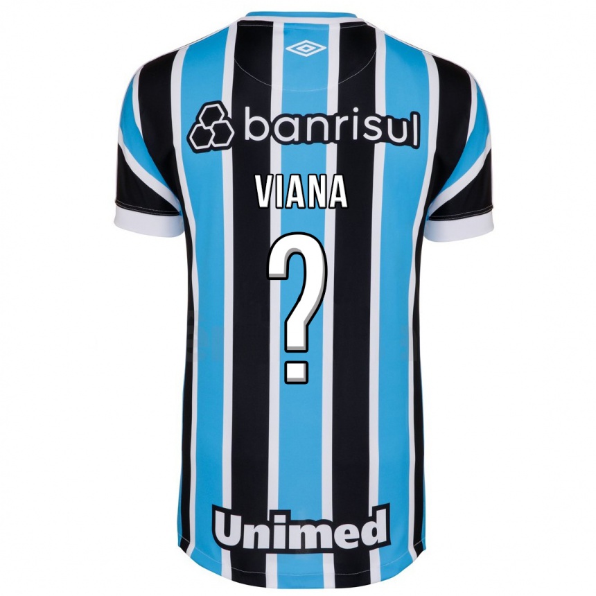Kids Football Arthur Viana #0 Blue Home Jersey 2023/24 T-Shirt