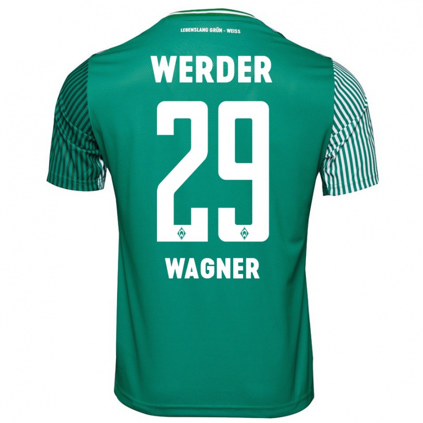 Kids Football Paul Wagner #29 Green Home Jersey 2023/24 T-Shirt