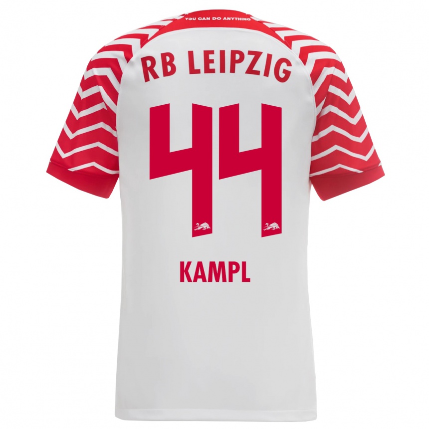 Kids Football Kevin Kampl #44 White Home Jersey 2023/24 T-Shirt