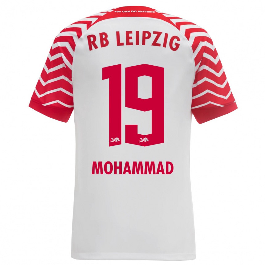 Kids Football Sammy Mohammad #19 White Home Jersey 2023/24 T-Shirt