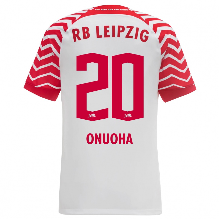 Kids Football Chilohem Onuoha #20 White Home Jersey 2023/24 T-Shirt