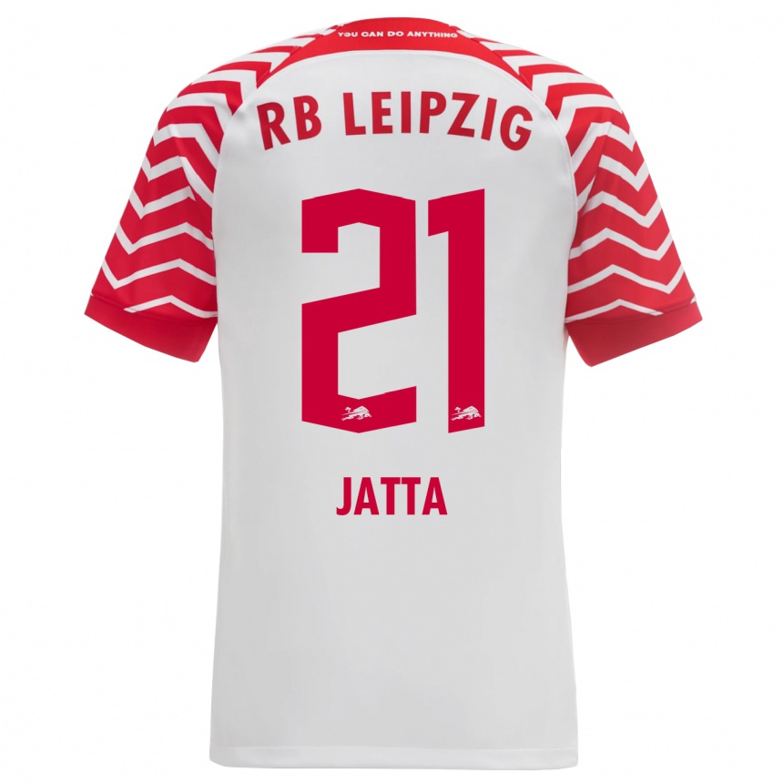 Kids Football Nuha Jatta #21 White Home Jersey 2023/24 T-Shirt