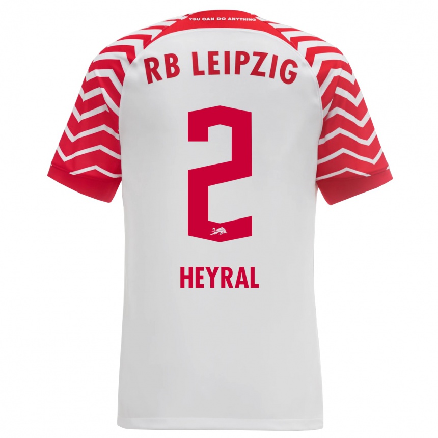 Kids Football Neo Heyral #2 White Home Jersey 2023/24 T-Shirt