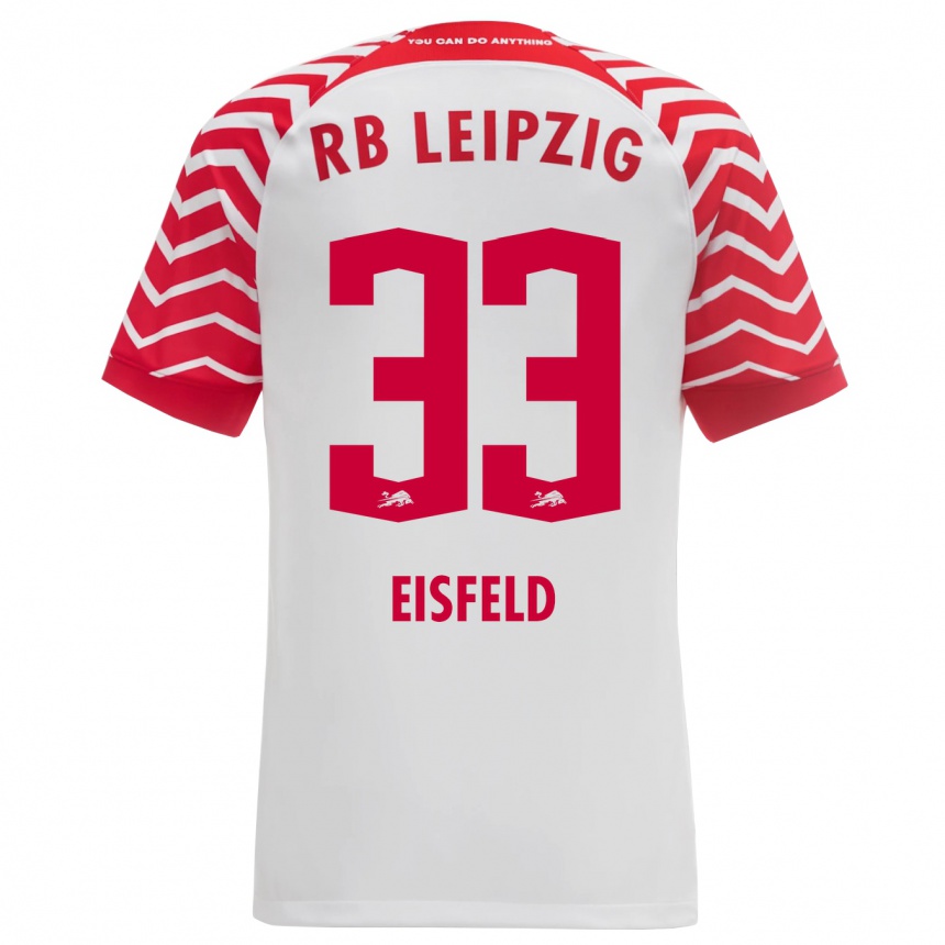 Kids Football Tom Eisfeld #33 White Home Jersey 2023/24 T-Shirt