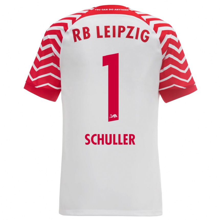 Kids Football Gina Schüller #1 White Home Jersey 2023/24 T-Shirt