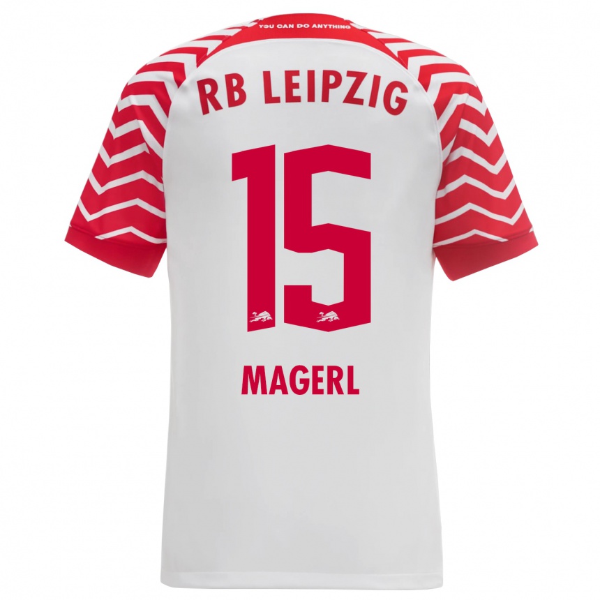 Kids Football Julia Magerl #15 White Home Jersey 2023/24 T-Shirt