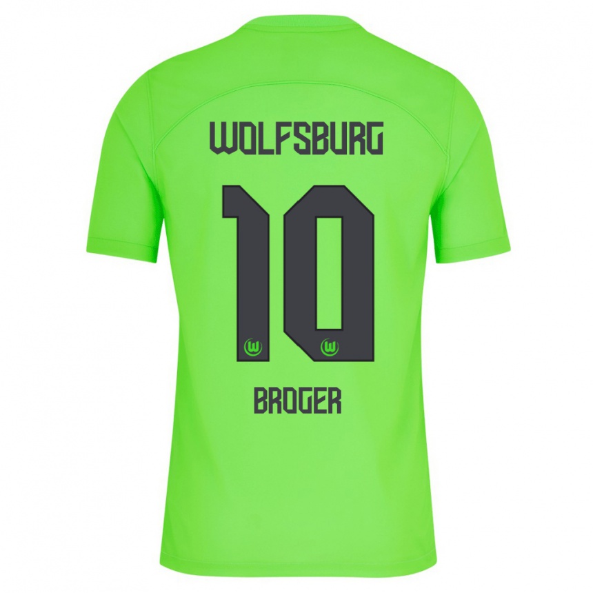 Kids Football Bennit Bröger #10 Green Home Jersey 2023/24 T-Shirt