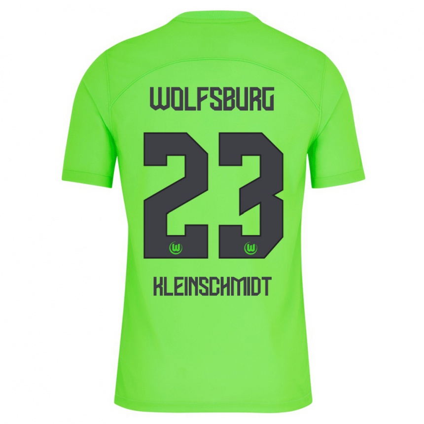 Kids Football Max Kleinschmidt #23 Green Home Jersey 2023/24 T-Shirt