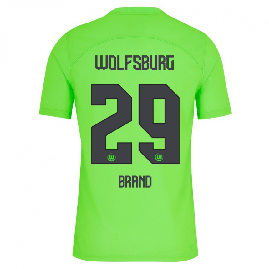 Kids Football Jule Brand #29 Green Home Jersey 2023/24 T-Shirt