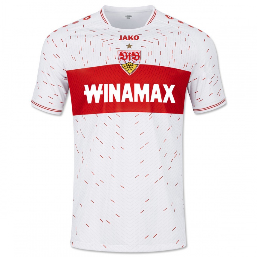 Kids Football Luan Simnica #15 White Home Jersey 2023/24 T-Shirt