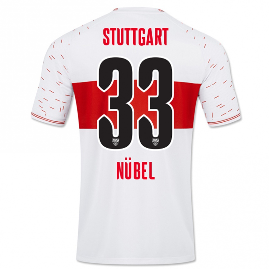 Kids Football Alexander Nübel #33 White Home Jersey 2023/24 T-Shirt