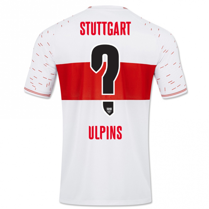 Kids Football Timo Ulpins #0 White Home Jersey 2023/24 T-Shirt