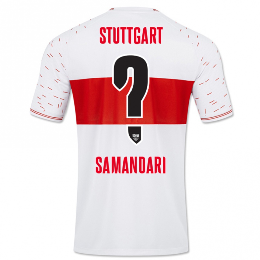 Kids Football Sohrab Samandari #0 White Home Jersey 2023/24 T-Shirt