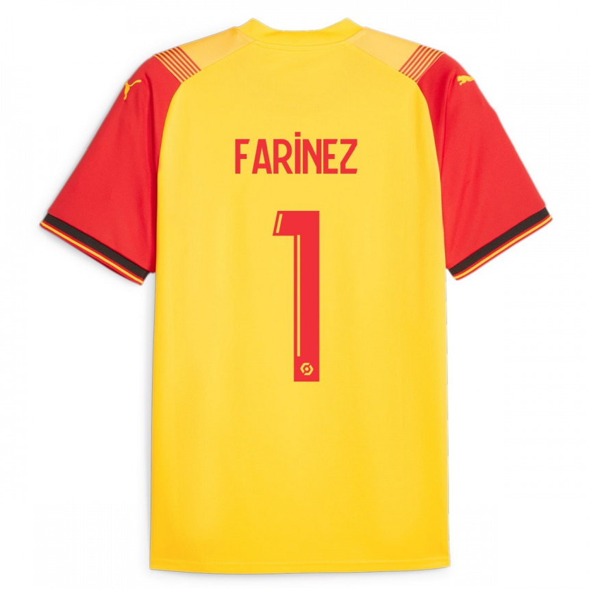 Kids Football Wuilker Fariñez #1 Yellow Home Jersey 2023/24 T-Shirt