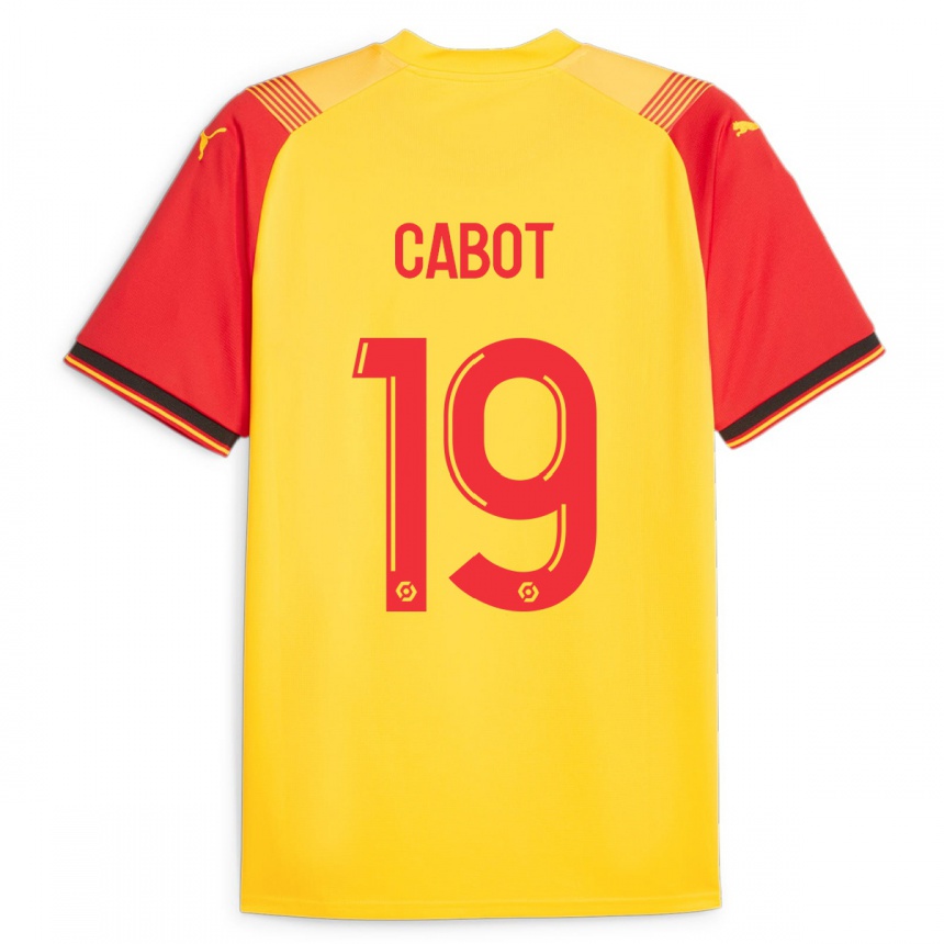 Kids Football Jimmy Cabot #19 Yellow Home Jersey 2023/24 T-Shirt