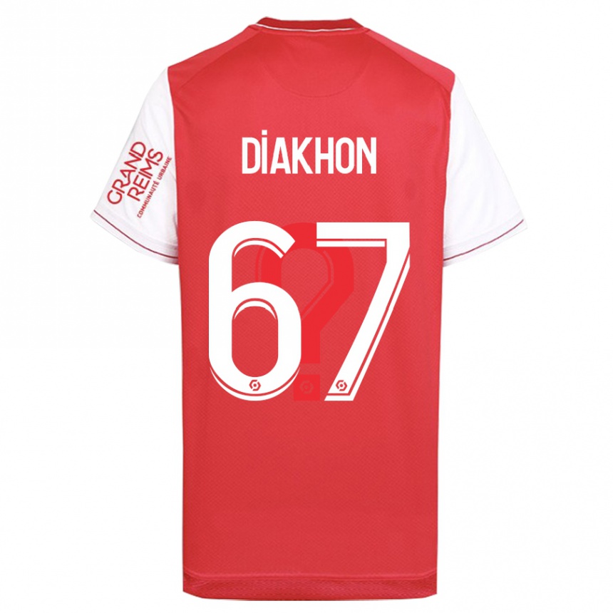 Kids Football Mamadou Diakhon #67 Red Home Jersey 2023/24 T-Shirt