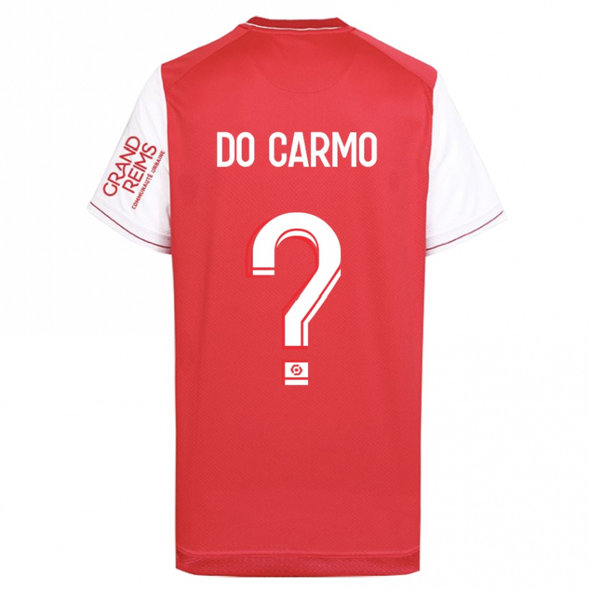 Kids Football Sophian Do Carmo #0 Red Home Jersey 2023/24 T-Shirt