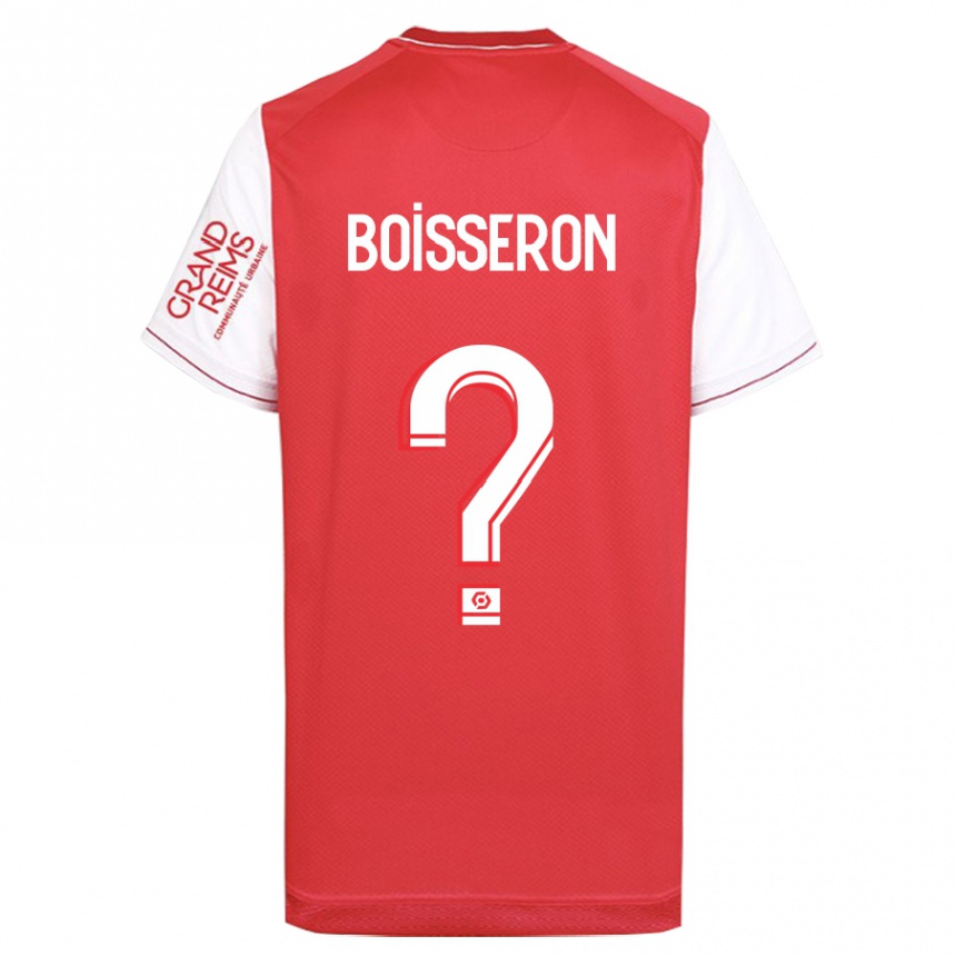 Kids Football Jawad Boisseron #0 Red Home Jersey 2023/24 T-Shirt