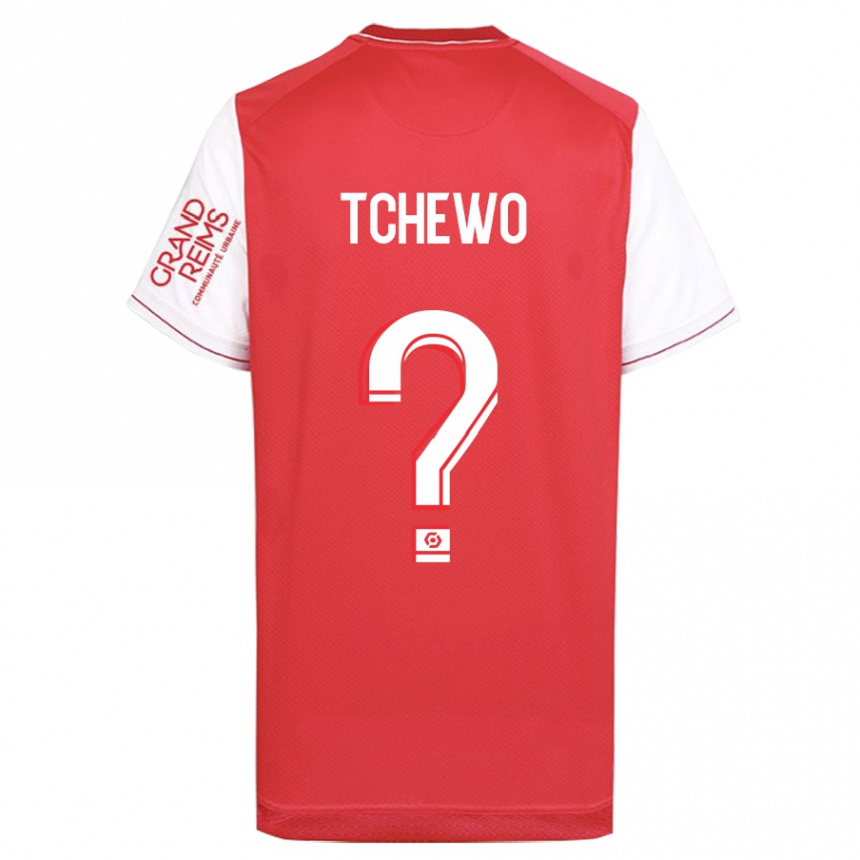 Kids Football Ryan Tchapda Tchewo #0 Red Home Jersey 2023/24 T-Shirt