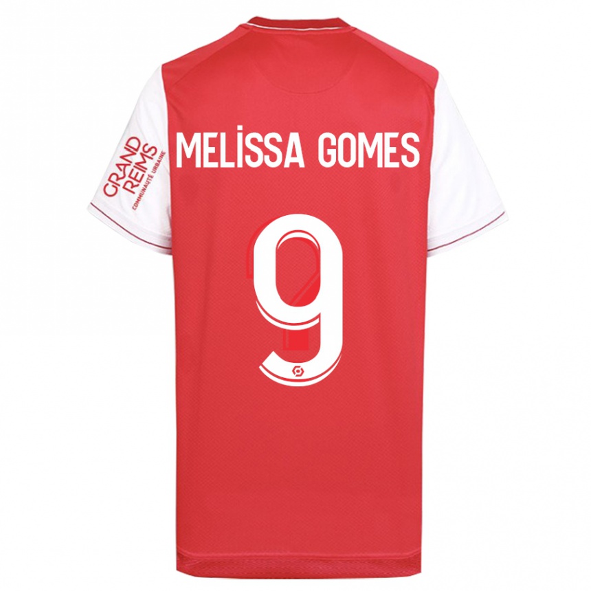 Kids Football Melissa Ferreira Gomes #9 Red Home Jersey 2023/24 T-Shirt