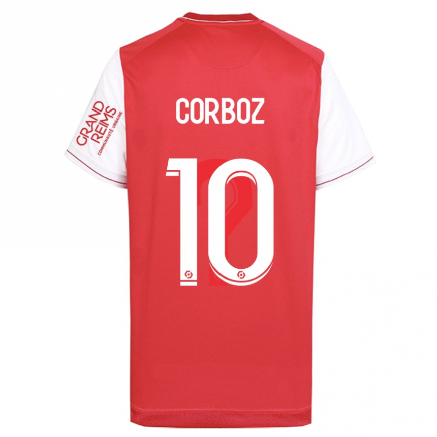 Kids Football Rachel Corboz #10 Red Home Jersey 2023/24 T-Shirt