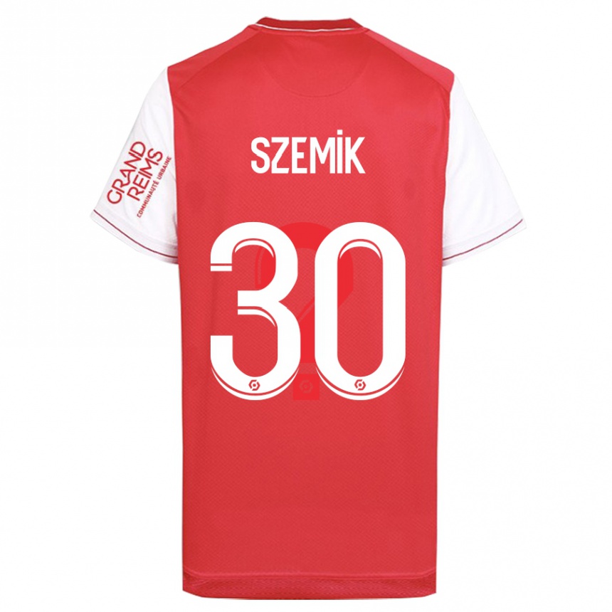 Kids Football Kinga Szemik #30 Red Home Jersey 2023/24 T-Shirt
