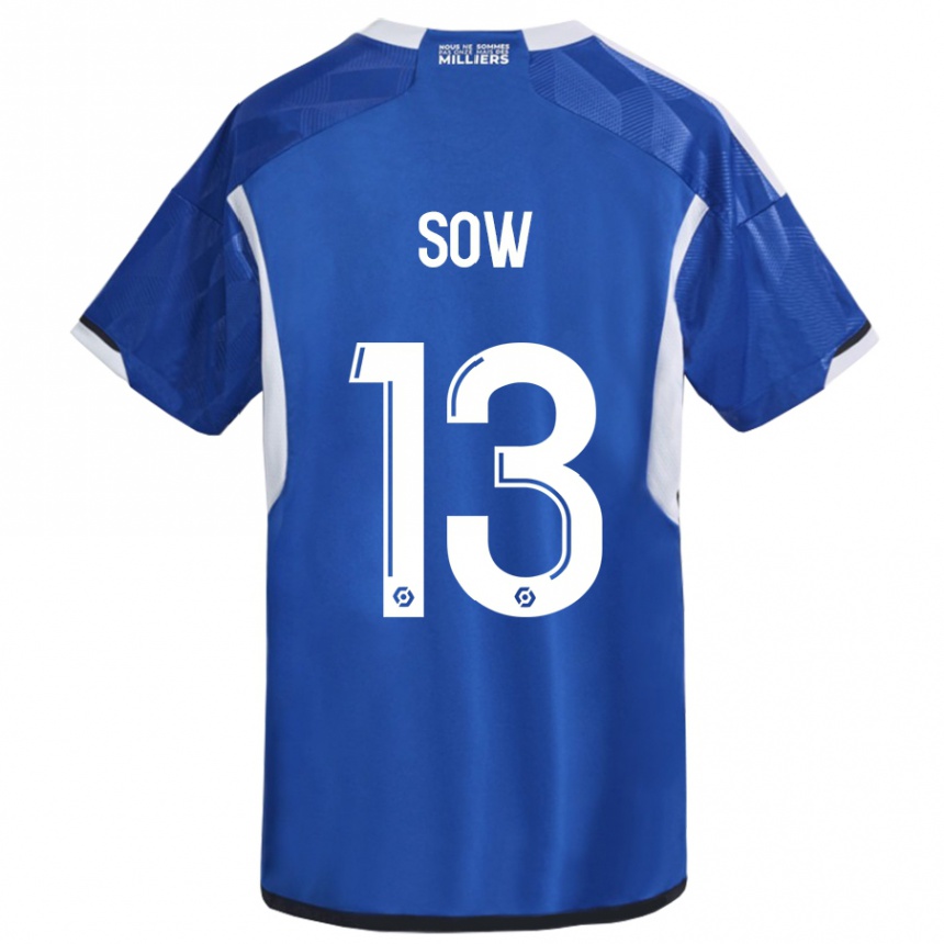 Kids Football Saïdou Sow #13 Blue Home Jersey 2023/24 T-Shirt