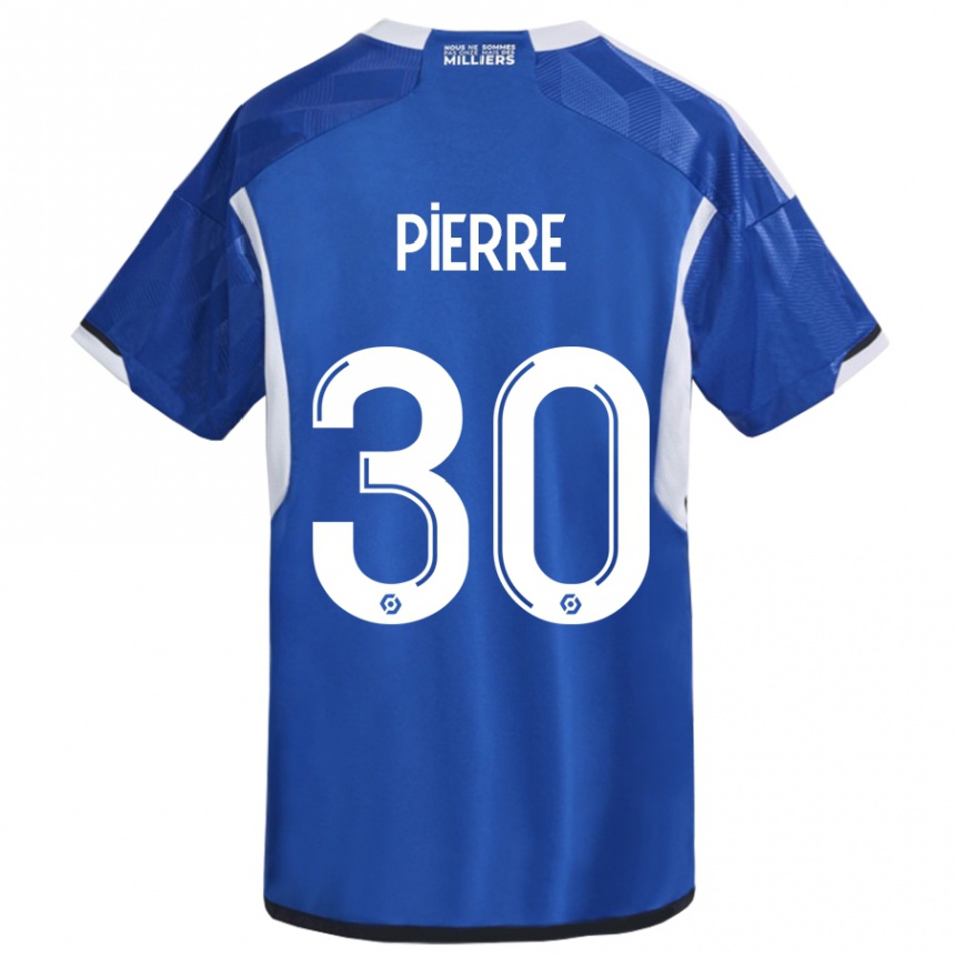Kids Football Alexandre Pierre #30 Blue Home Jersey 2023/24 T-Shirt