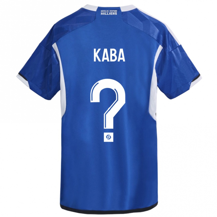 Kids Football Kanfory Kaba #0 Blue Home Jersey 2023/24 T-Shirt