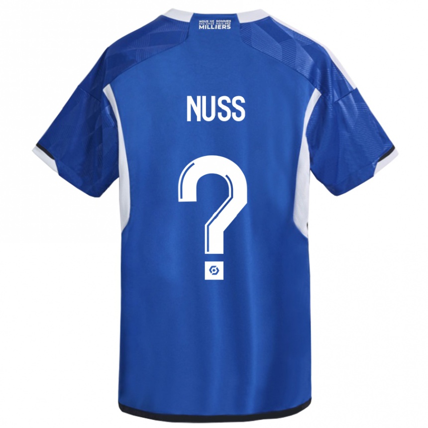 Kids Football Antoine Nuss #0 Blue Home Jersey 2023/24 T-Shirt