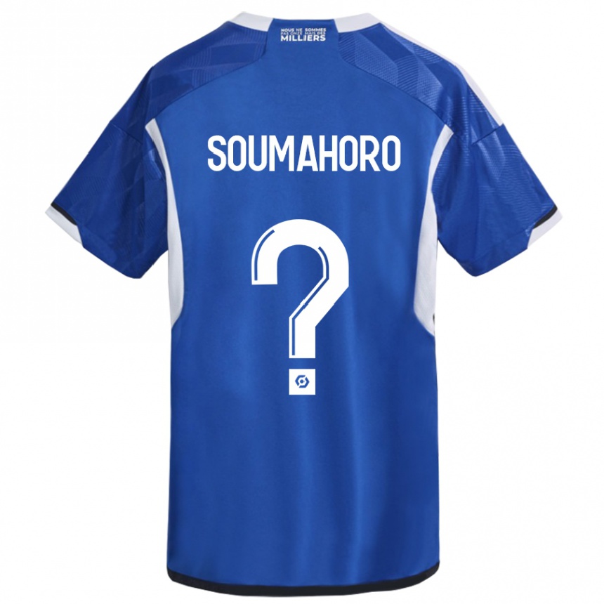 Kids Football Mohamed Soumahoro #0 Blue Home Jersey 2023/24 T-Shirt