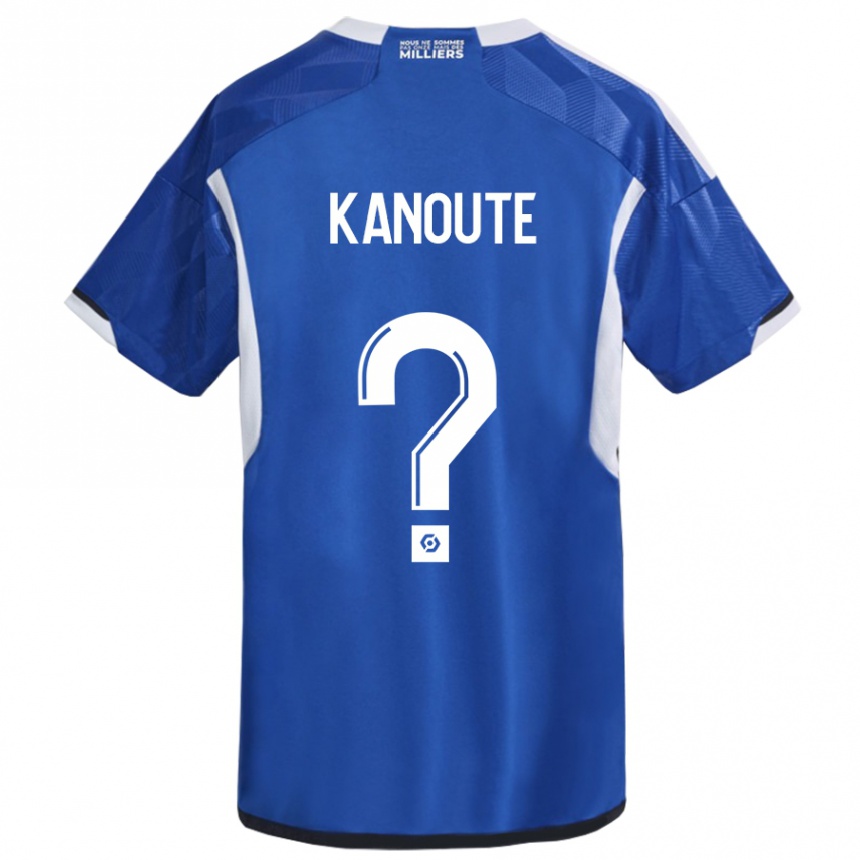 Kids Football Mahamadou Kanouté #0 Blue Home Jersey 2023/24 T-Shirt