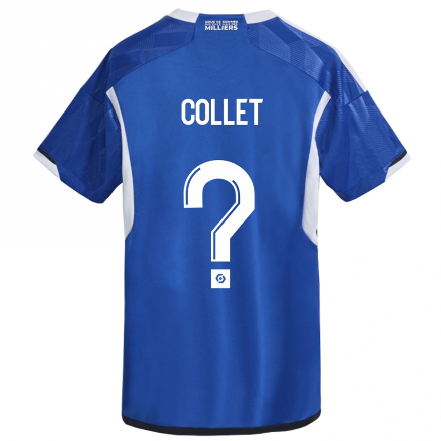 Kids Football Arthur Tirard Collet #0 Blue Home Jersey 2023/24 T-Shirt