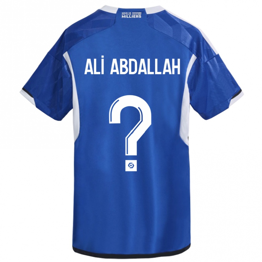 Kids Football Aboubacar Ali Abdallah #0 Blue Home Jersey 2023/24 T-Shirt