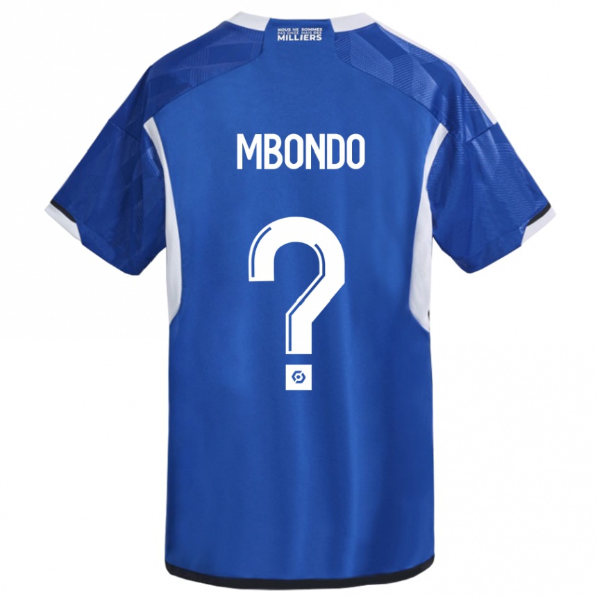 Kids Football Fredy André Mbondo #0 Blue Home Jersey 2023/24 T-Shirt