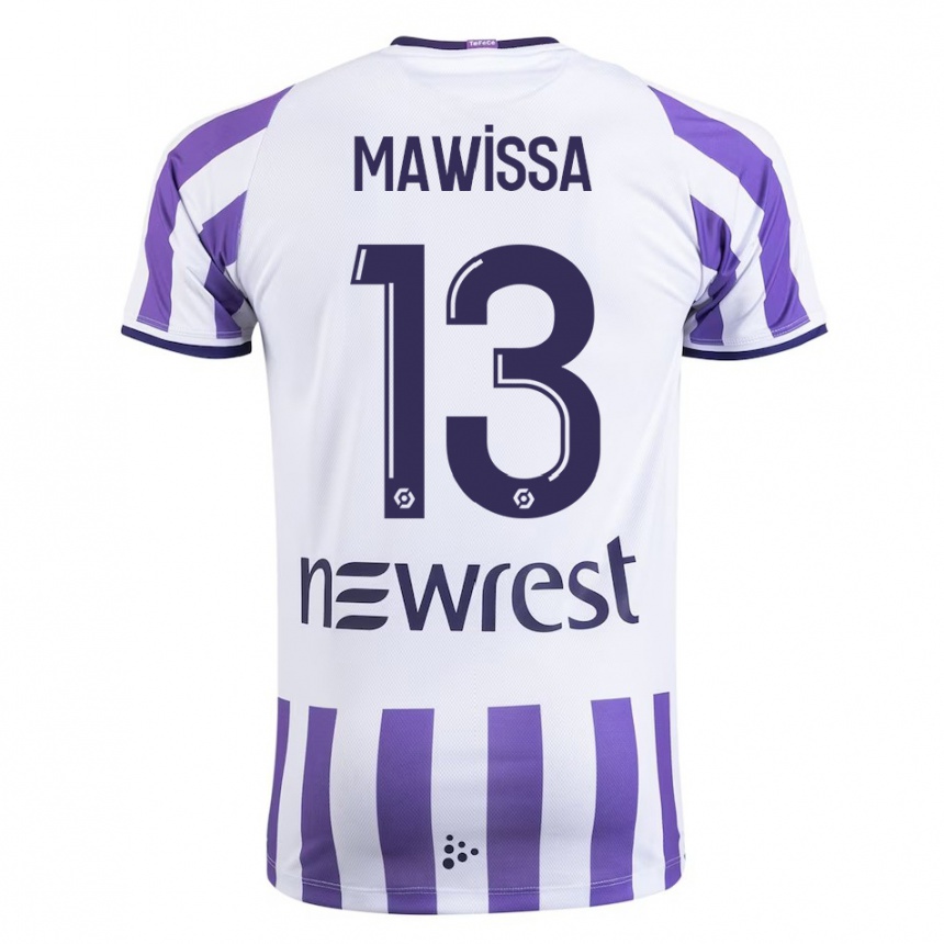 Kids Football Christian Mawissa Elebi #13 White Home Jersey 2023/24 T-Shirt