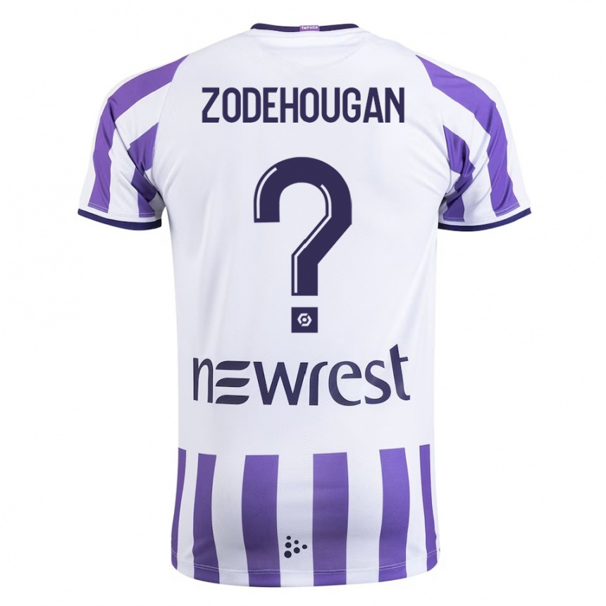 Kids Football Yanis Zodehougan #0 White Home Jersey 2023/24 T-Shirt
