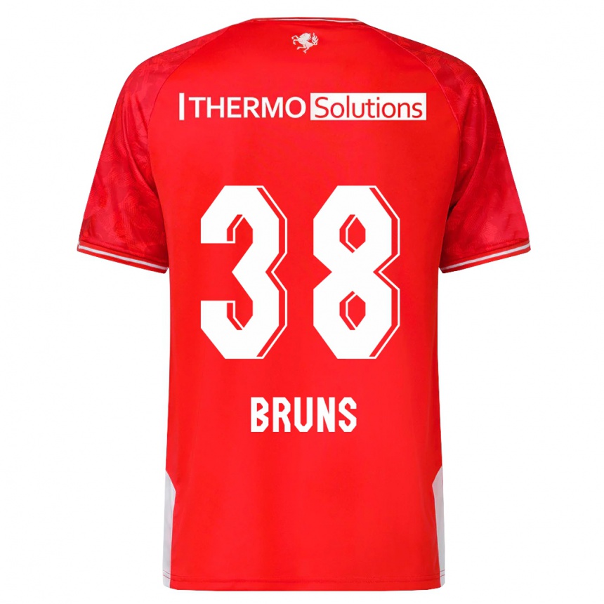 Kids Football Max Bruns #38 Red Home Jersey 2023/24 T-Shirt