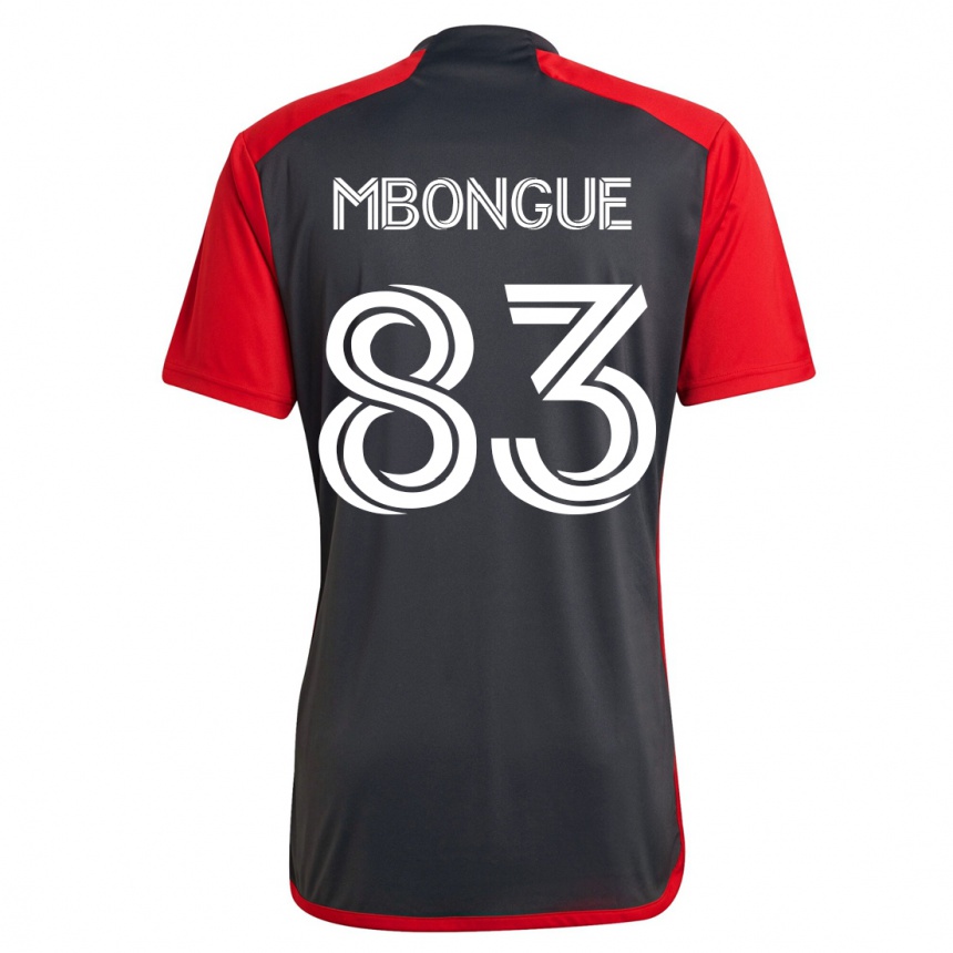 Kids Football Hugo Mbongue #83 Grey Home Jersey 2023/24 T-Shirt