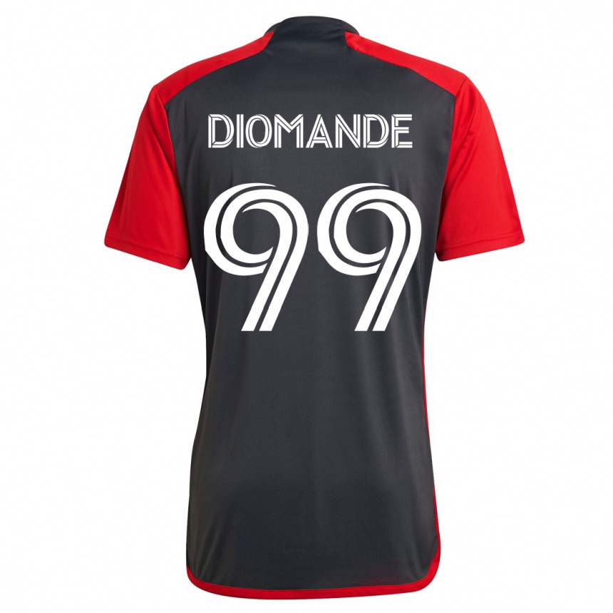 Kids Football Adama Diomande #99 Grey Home Jersey 2023/24 T-Shirt