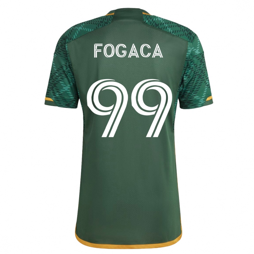 Kids Football Nathan Fogaça #99 Green Home Jersey 2023/24 T-Shirt