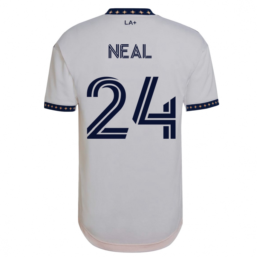Kids Football Jalen Neal #24 White Home Jersey 2023/24 T-Shirt