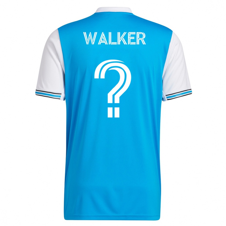 Kids Football Isaac Walker #0 Blue Home Jersey 2023/24 T-Shirt