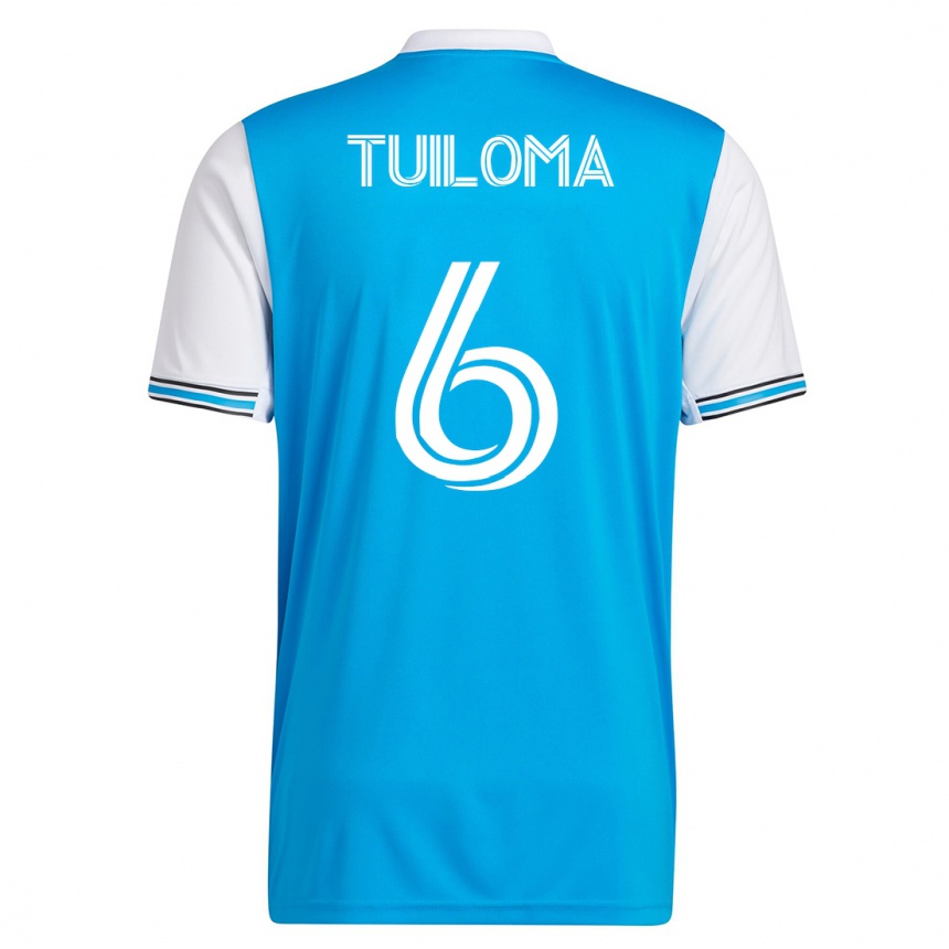Kids Football Bill Tuiloma #6 Blue Home Jersey 2023/24 T-Shirt