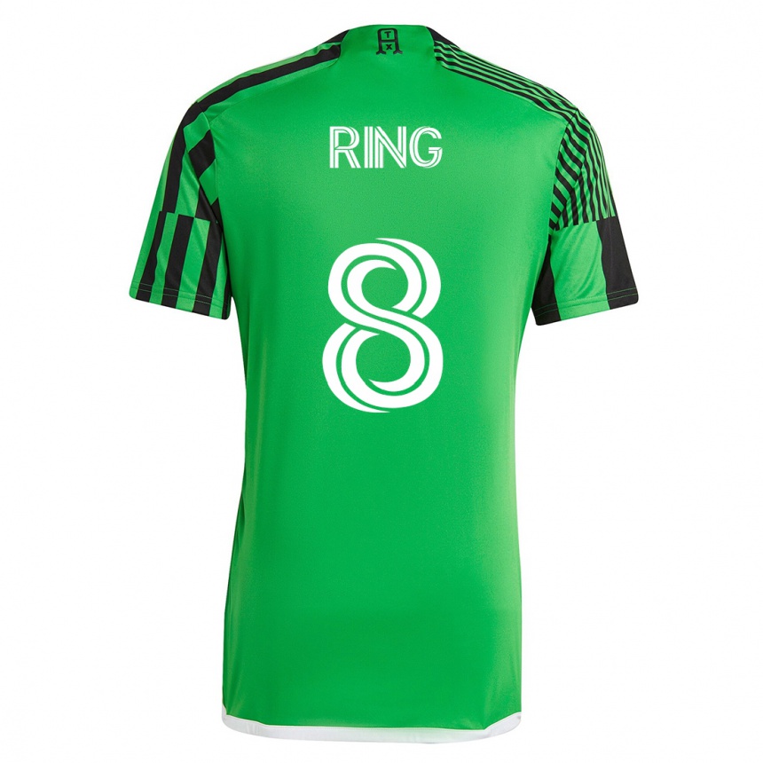 Kids Football Alexander Ring #8 Green Black Home Jersey 2023/24 T-Shirt