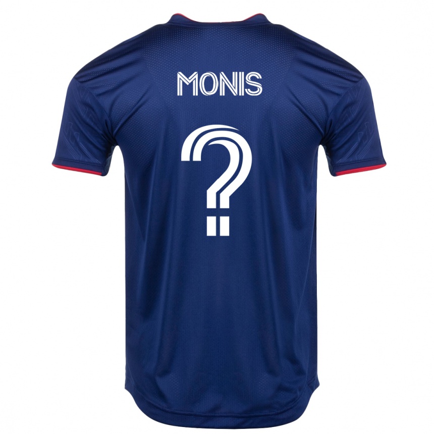 Kids Football Alex Monis #0 Navy Home Jersey 2023/24 T-Shirt